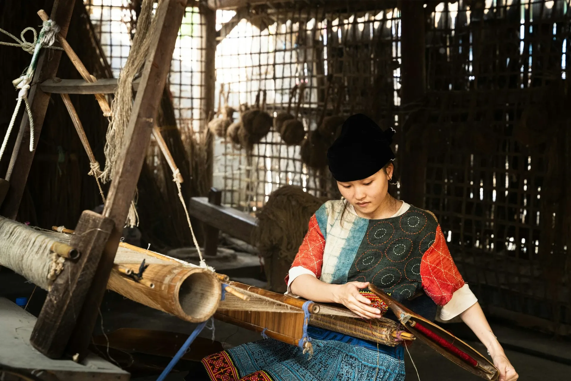 Tissage artisanal Chine