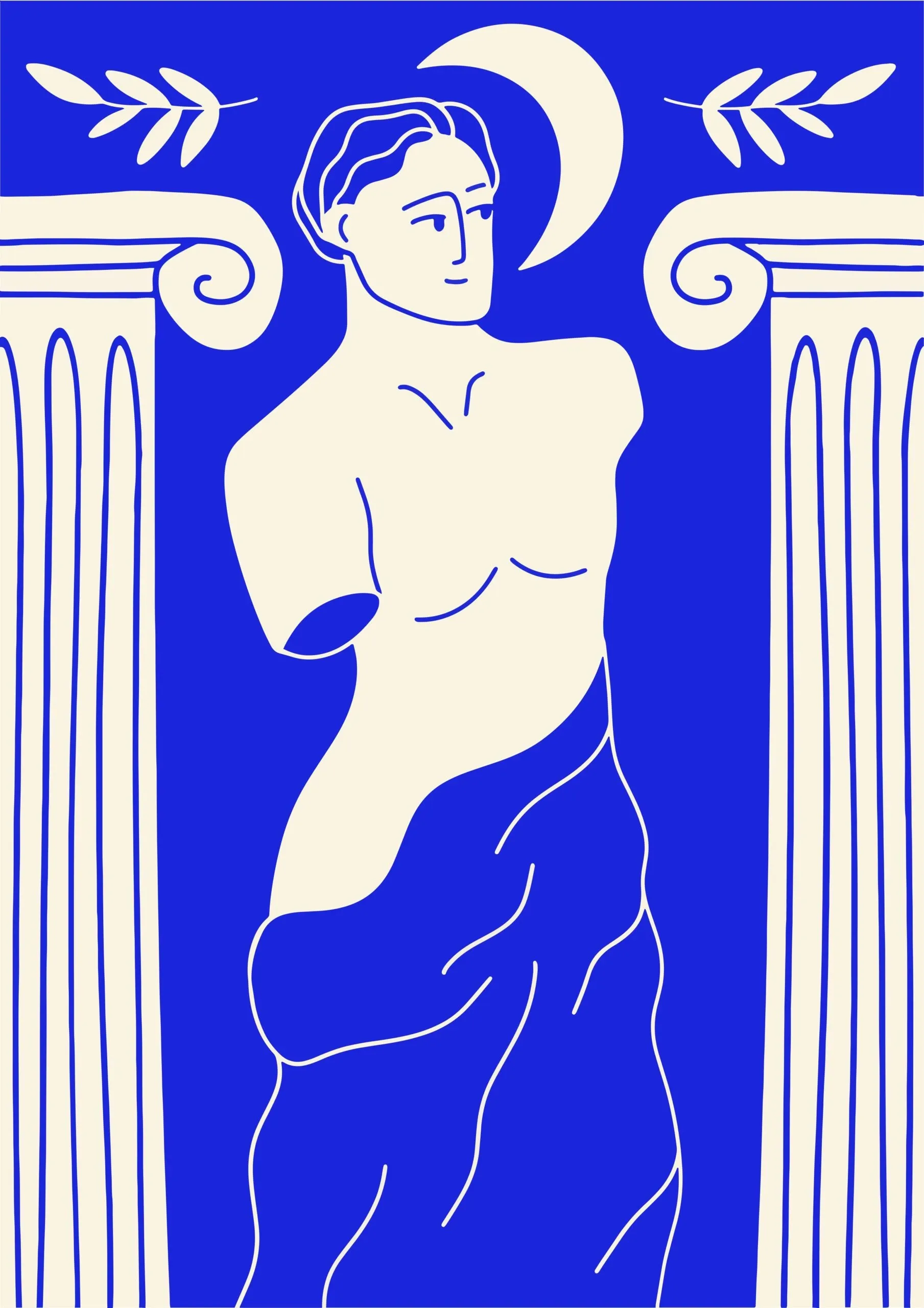 Dessin statue grecque