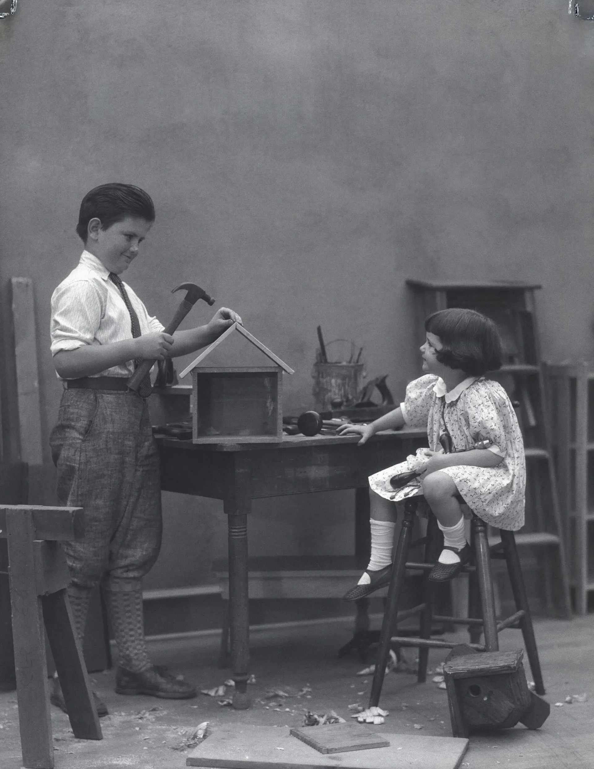 Enfants travaux manuels