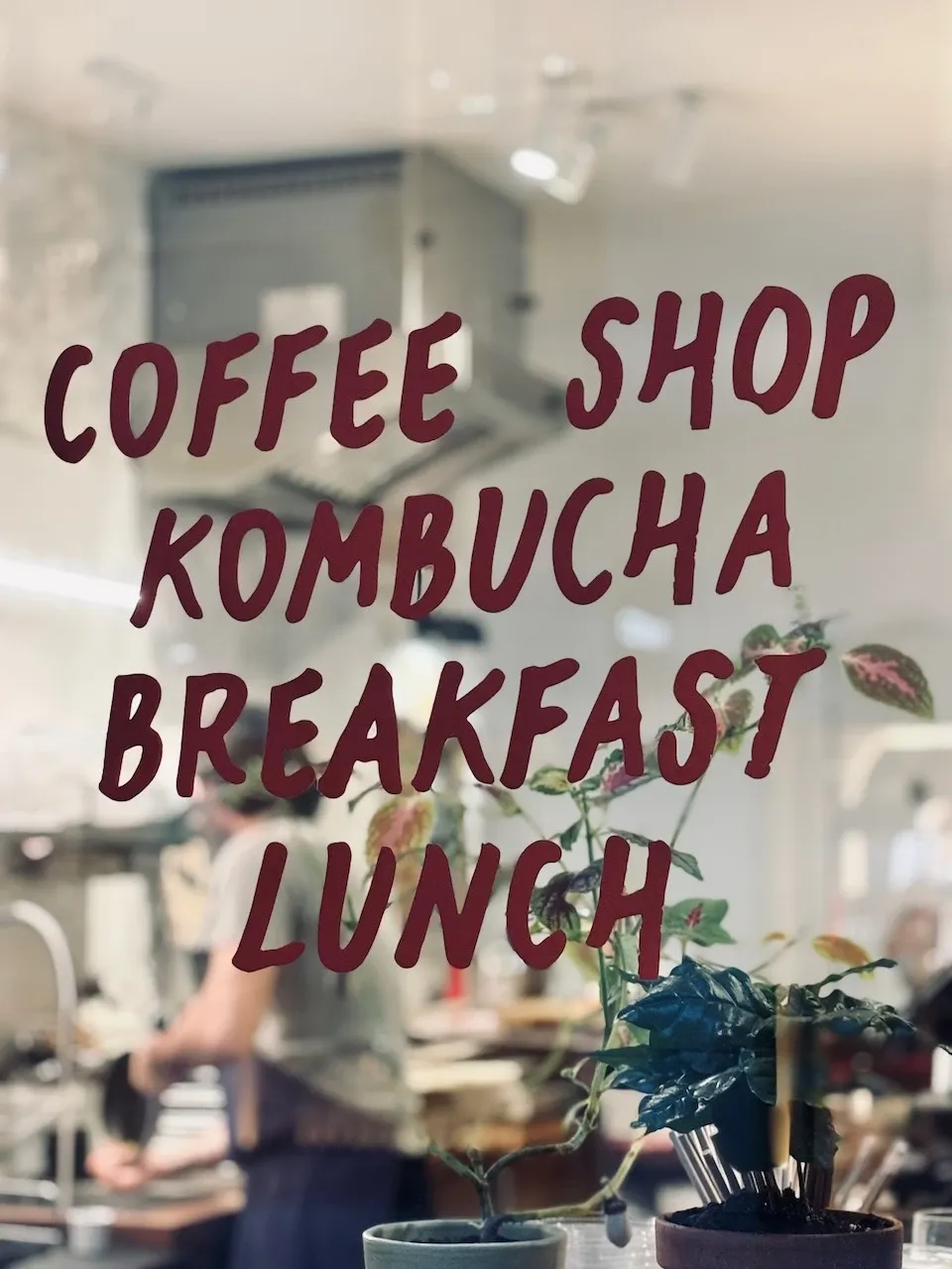 Vitrine coffe shop